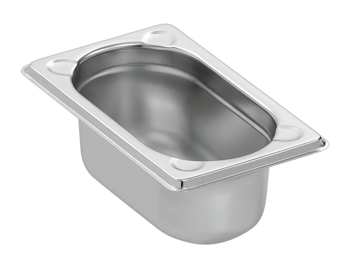 Bacinella Gastronorm GN 1/9 Basic Line - Profondità 65 mm - 0,6 L