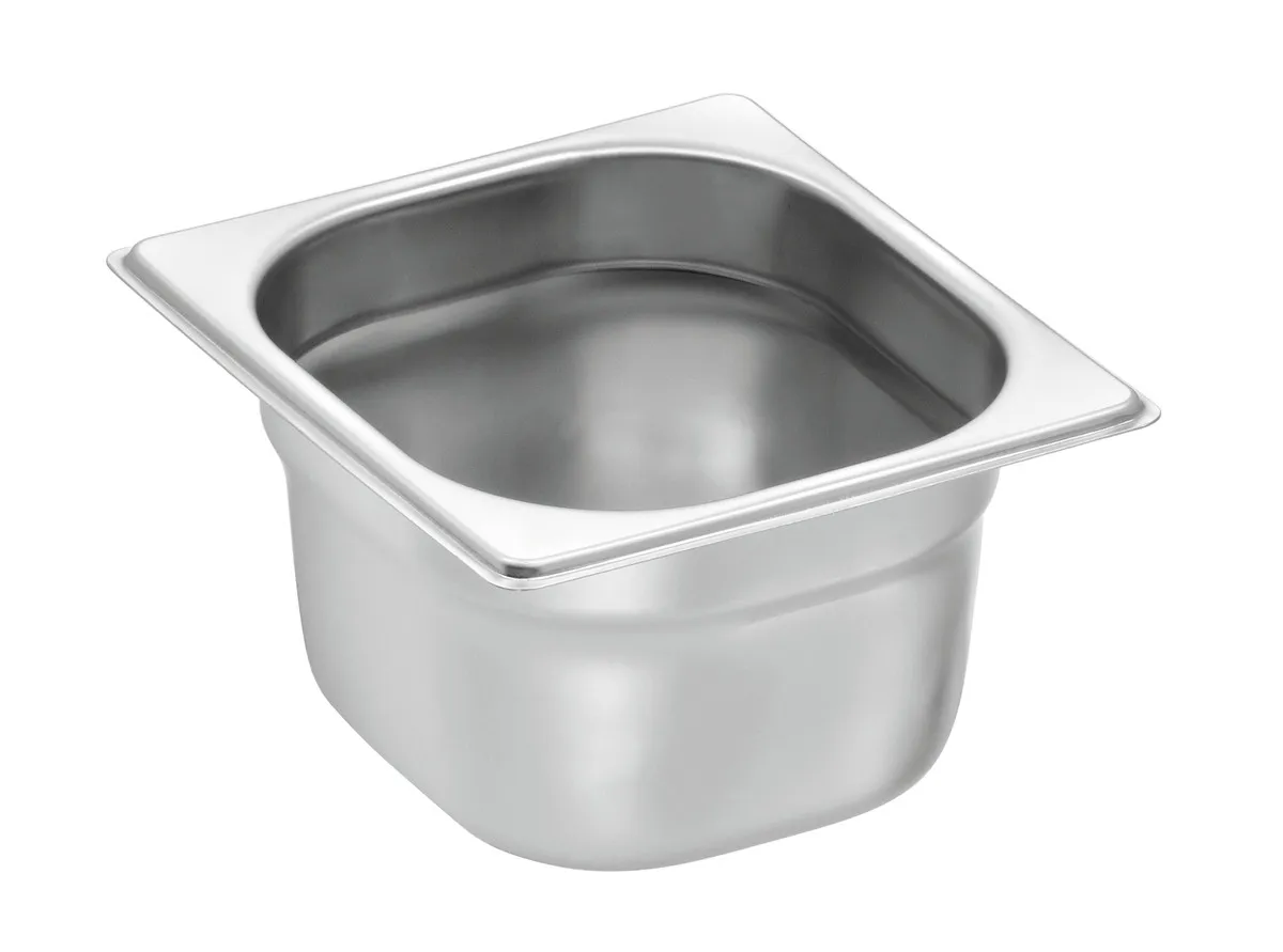Bacinella Gastronorm GN 1/6 - Profondità 100 mm - 1,6 L