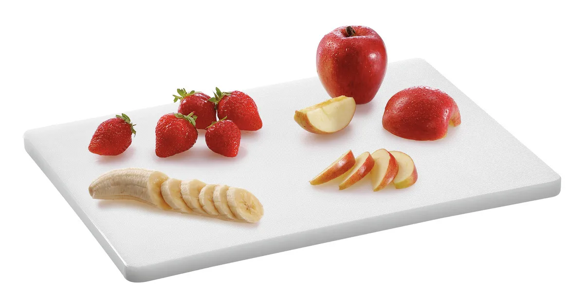 Tagliere 400 x 300 mm - Bianco - 15 mm di Spessore