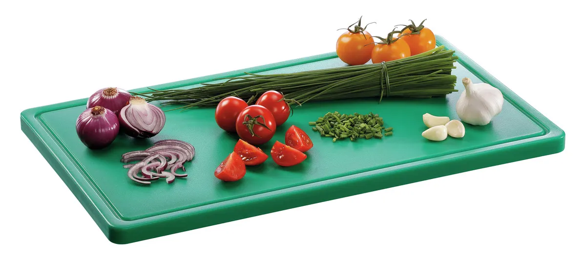 Tagliere 530 x 325 mm - Verde - 20 mm di Spessore