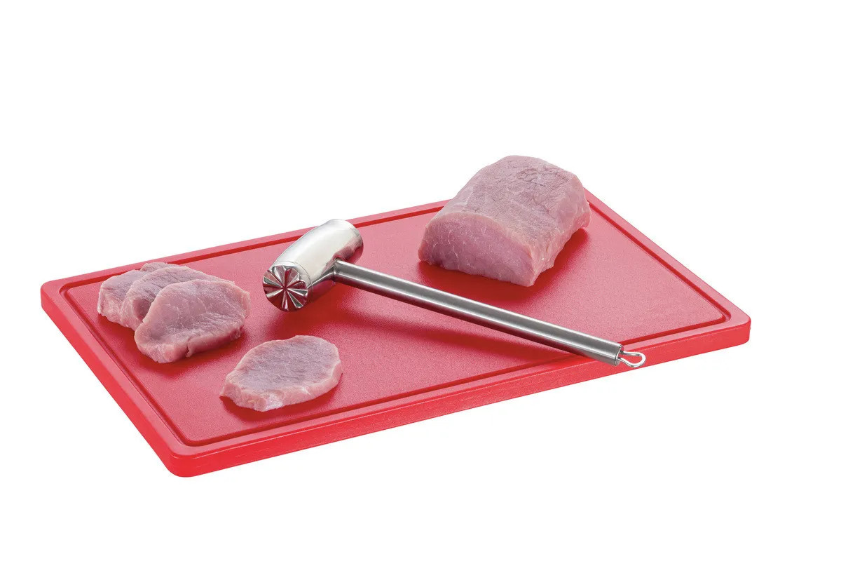Tagliere 530 x 325 mm - Rosso - 20 mm di Spessore
