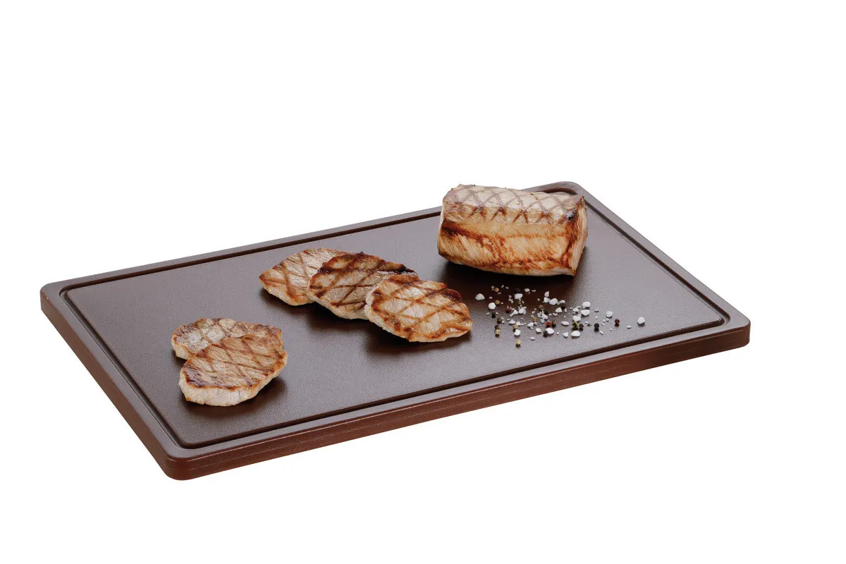 Tagliere 530 x 325 mm - Marrone - 20 mm di Spessore