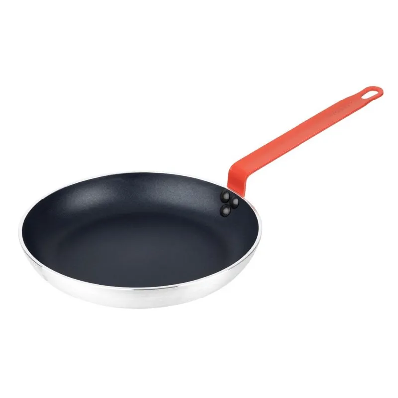 Padella Antiaderente in Alluminio Teflon Manico Rosso 240mm