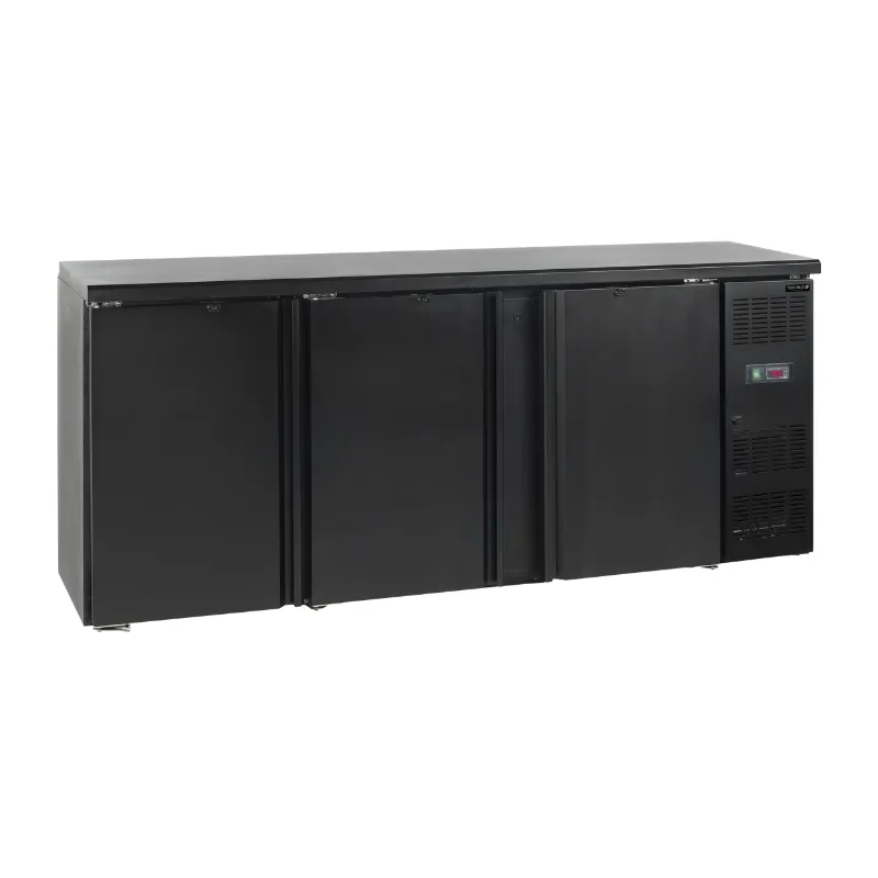 Retrobar Refrigerato - 3 Porte Piene Battenti - 442 L