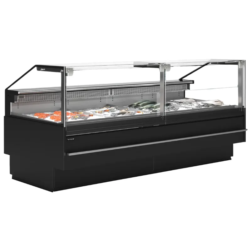 Vetrina di Servizio Premium per Pesce Fresco - 690 W