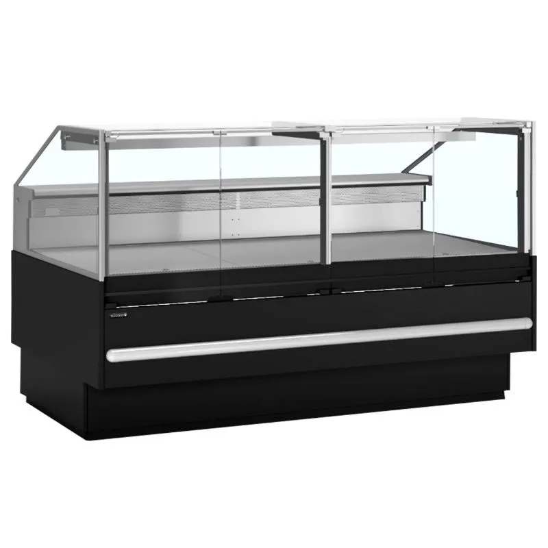 Vetrina Refrigerata da Supermercato Nera - 469 L