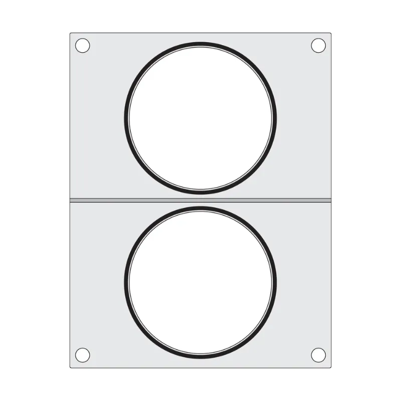 Matrice di Sigillatura per Sigillatrice Manuale - 2 Scomparti