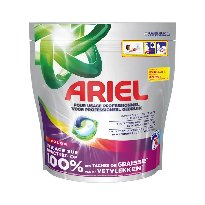 Capsule Lessive Allin1 Pods Lavaggio Colore - 70 Dosi