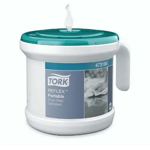 Distributore portatile con sistema di srotolamento centrale - Tork Reflex™