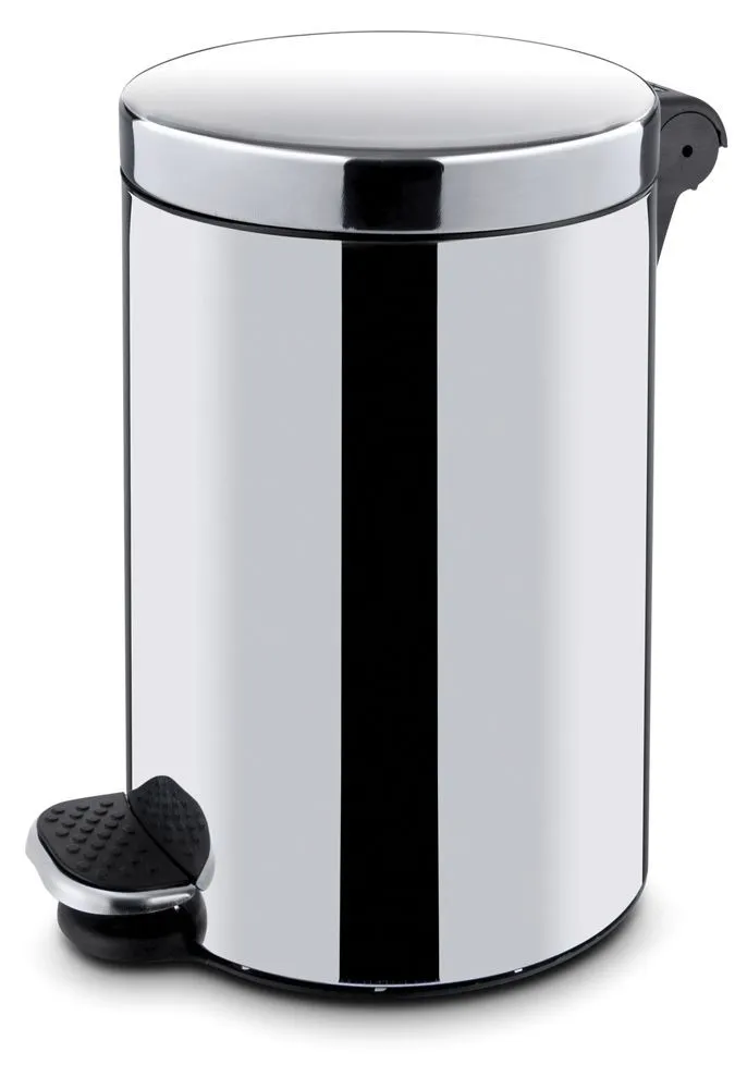 Pattumiera a Pedale Rotonda con Secchio Interno - 30 L