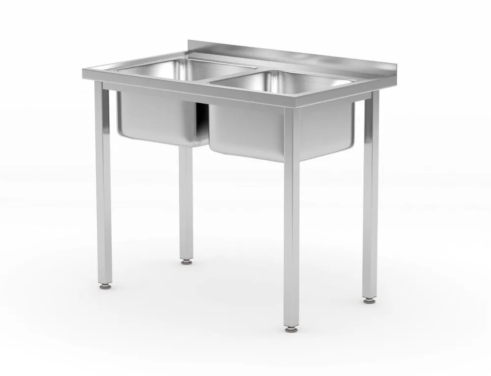 Lavello 2 Vasche Kitchen Line - P 600 x L 1000 mm