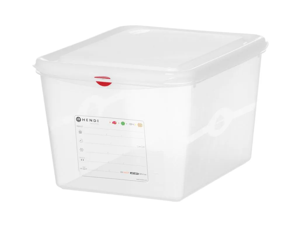 Bacinella GN 1/2 Trasparente in PP - 12,5 L