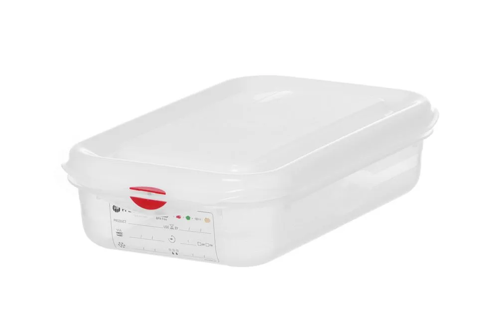 Bacinella GN 1/4 Trasparente in PP - 1,8 L