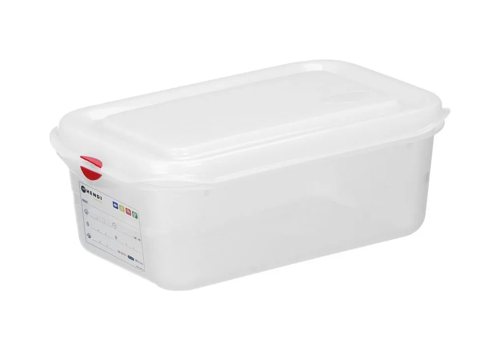 Bacinella GN 1/4 Trasparente in PP - 2,8 L