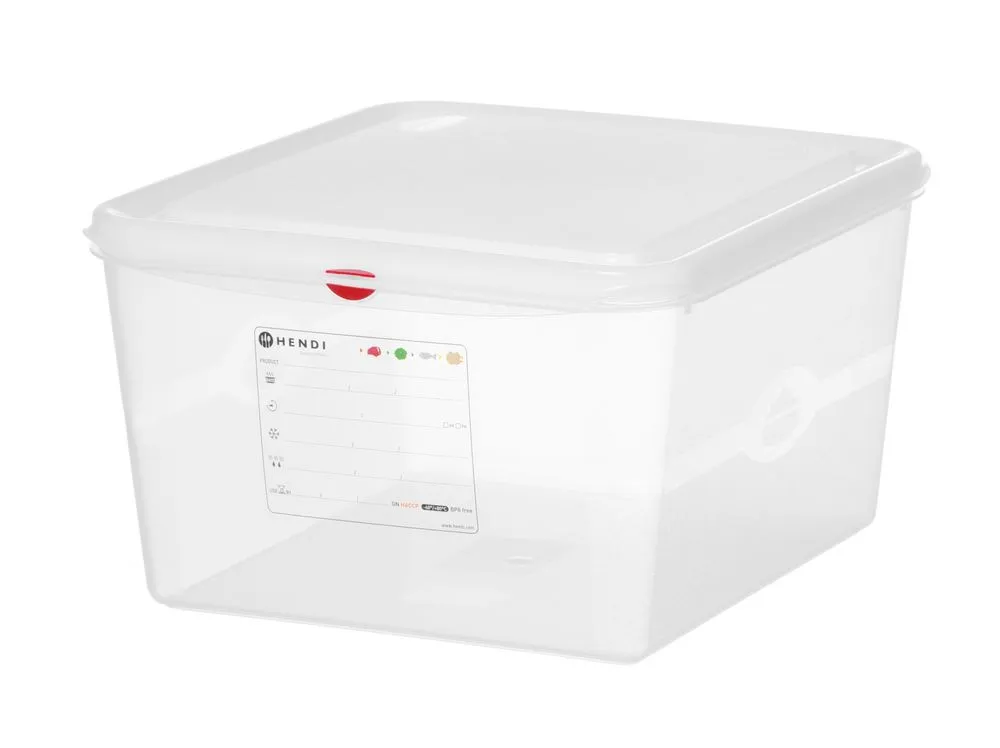 Bacinella GN 2/3 Trasparente in PP - 19 L