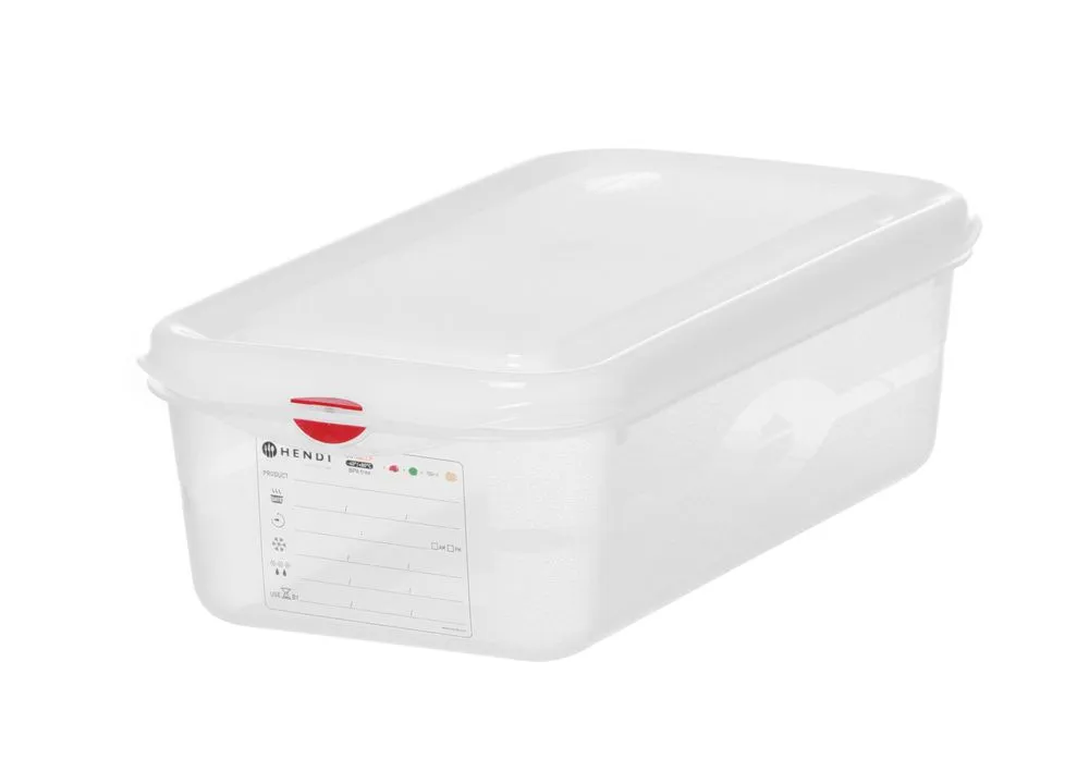 Bacinella GN 1/3 Trasparente in PP - 4 L