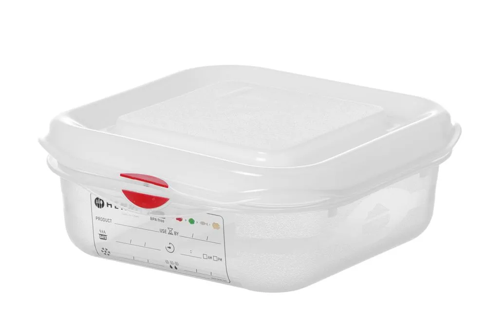 Bacinella GN 1/6 Trasparente in PP - 1,1 L