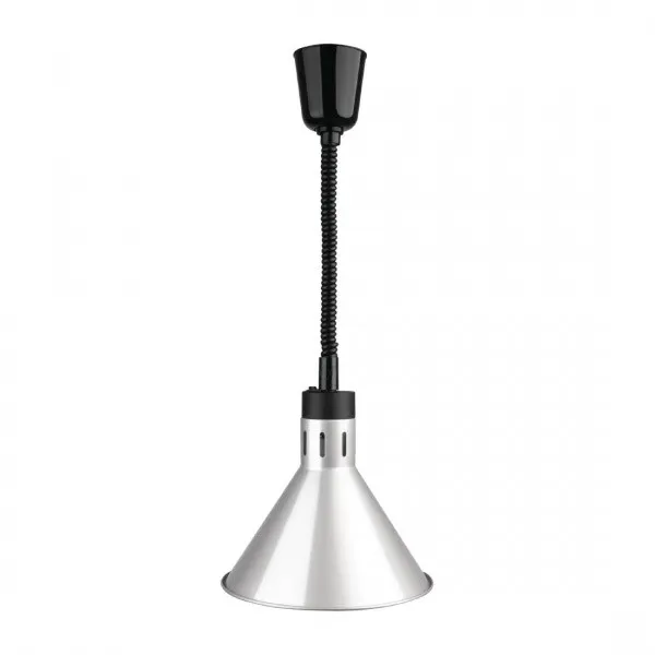 Lampada Riscaldante Conica Argentata con Lampadina