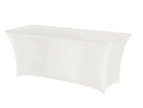 Copertura per Tavolo Rettangolare Bianco 1200