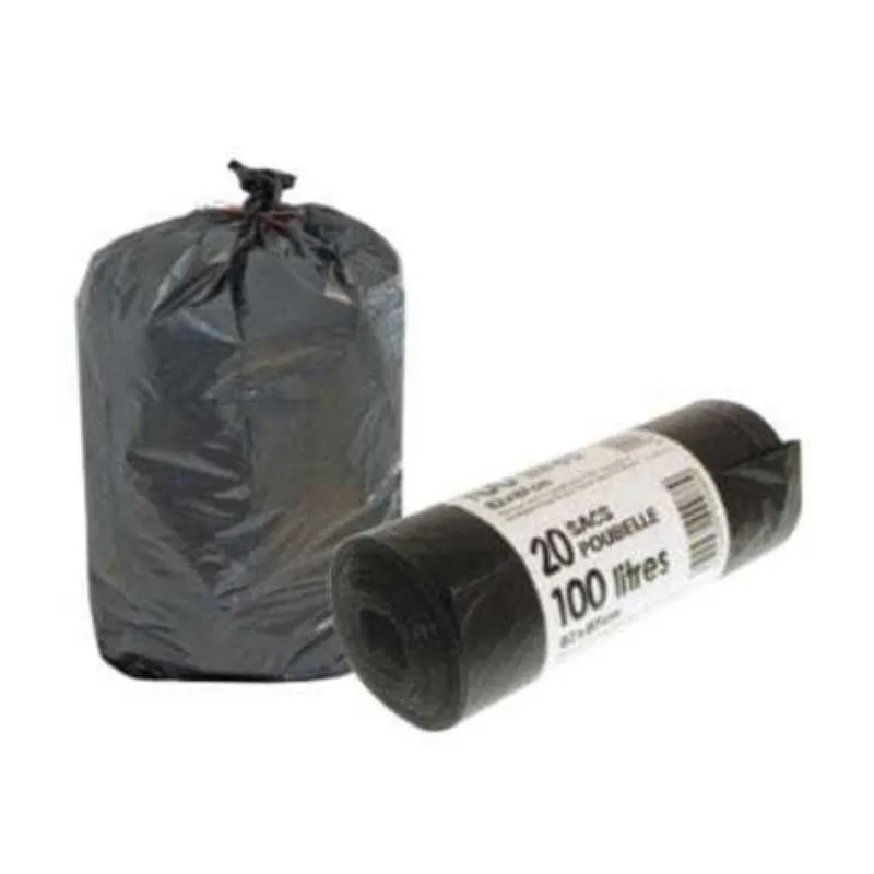 Sacco Spazzatura - 100 L - Rotolo di 20 Sacchi