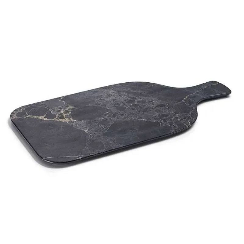 Tavola Con Manico "Stone" In Melamina - 400 X 195 Mm