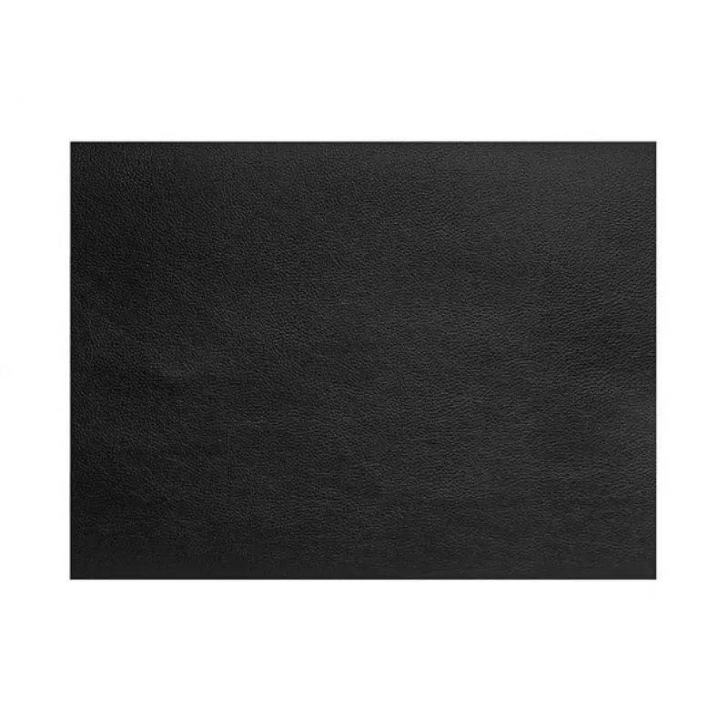 Tovaglietta rettangolare in pelle nera grana Cos - 45x30 cm