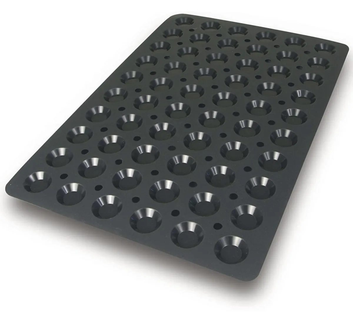 Stampo per dolci in silicone a forma di mini crostatina - 60 pezzi