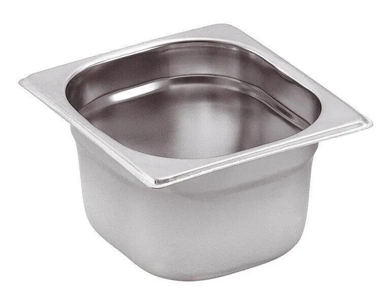 Bacinella Gastronorm GN 1/6 Inox - Profondità 65 mm - 1 L