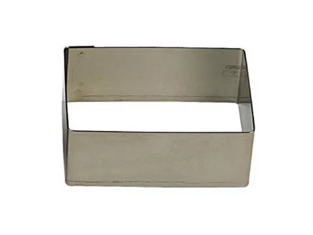Tagliabiscotti rettangolare in acciaio inossidabile - 120 x 30 x 30 mm