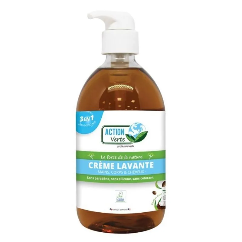Crema Lavante Mani, Corpo e Capelli - Profumo Cocco - 500 ml