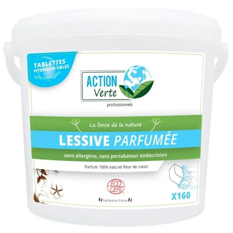 Compresse di detersivo - Profumo Fiore di Cotone - Lotto da 160