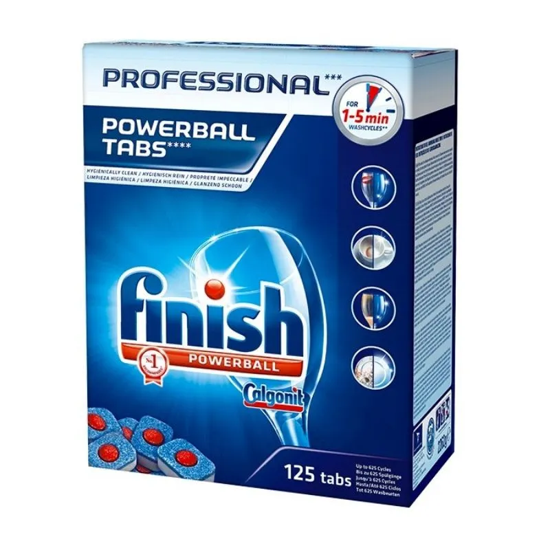 Compresse Powerball per Lavastoviglie - Lotto da 125