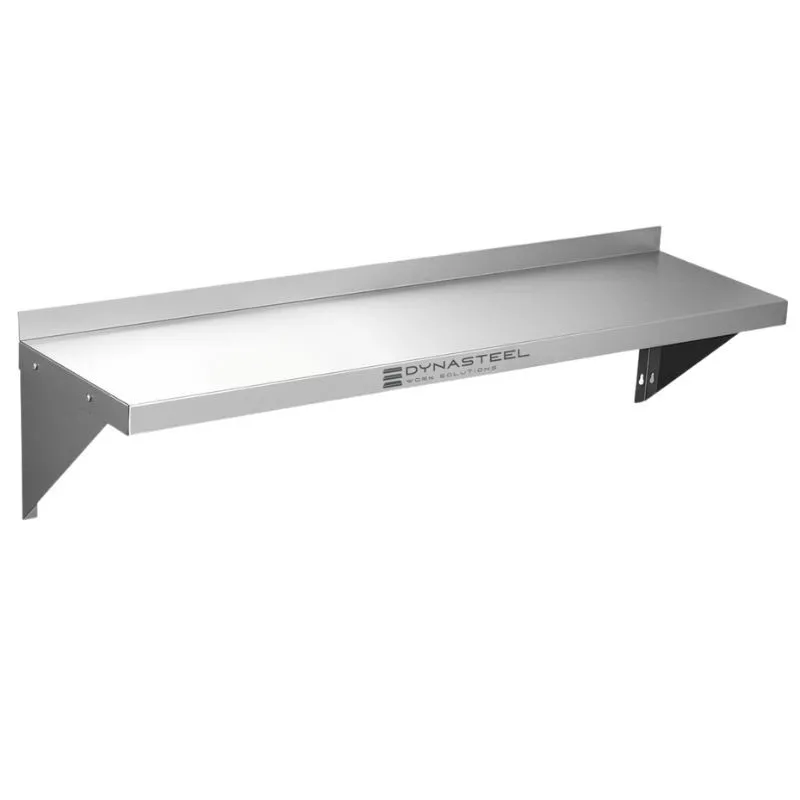 Mensola da Parete in Acciaio Inox - L 1200 x P 300 mm