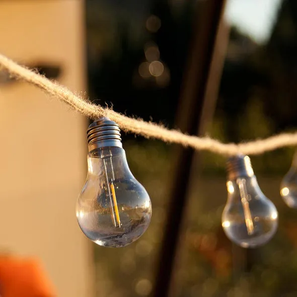 Ghirlanda Luminosa da Esterno a Lampadina Filamento 7.7 m - Fantasy Cord