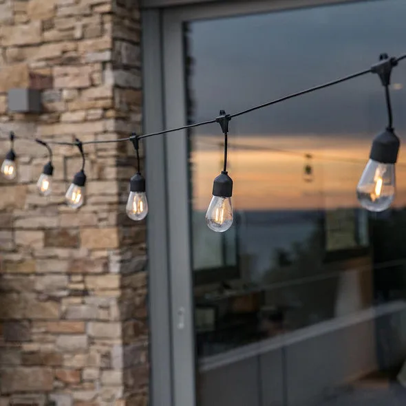 Ghirlanda Luminosa Solare a Lampadina Filamento 6.5 m - Mafy Solar