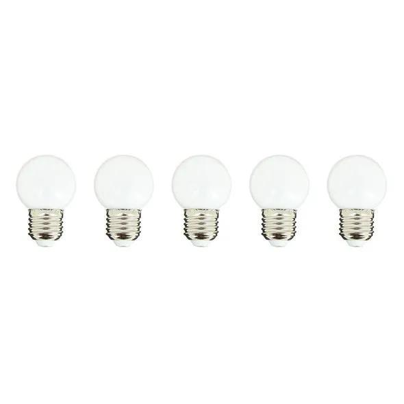 Lampadina Bianca - Party Bulb White - Lotto di 5