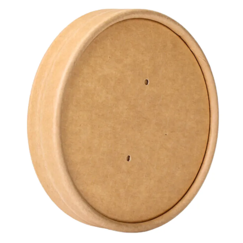 Coperchio per vaso per zuppa Kraft da 240 e 360 ml - Lotto da 300