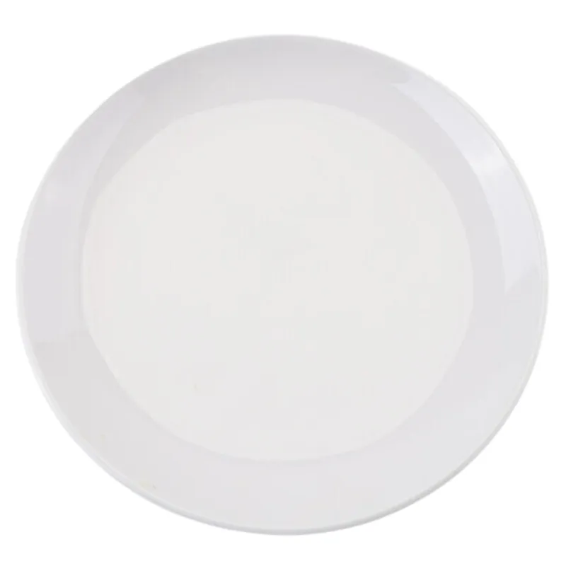 Piatto Rotondo Melamina Bianco Ø 17,7 cm - Set di 10 - Infrangibile, Lavabile in Lavastoviglie, Ristorazione &