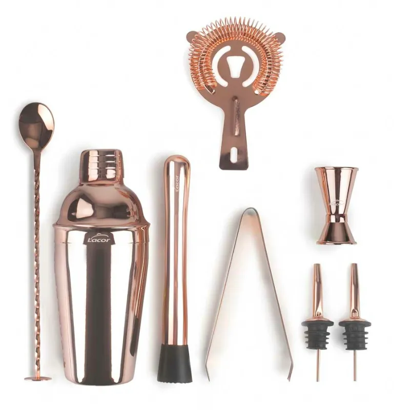Set di utensili da cocktail - Acciaio inossidabile rame