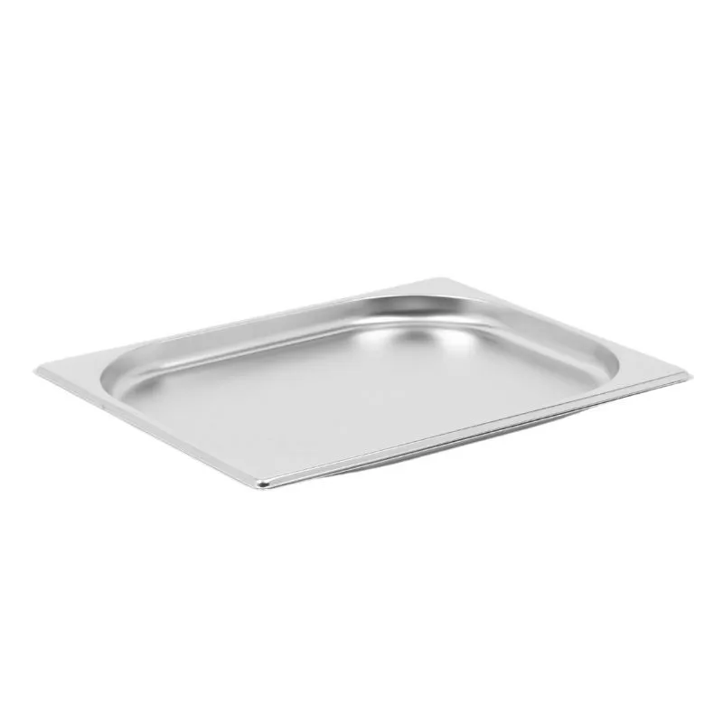 Bacinella Gastronorm GN 1/2 Inox AISI 201 - Profondità 20 mm - 1 L - Adatta alla Lavastoviglie - Cucina