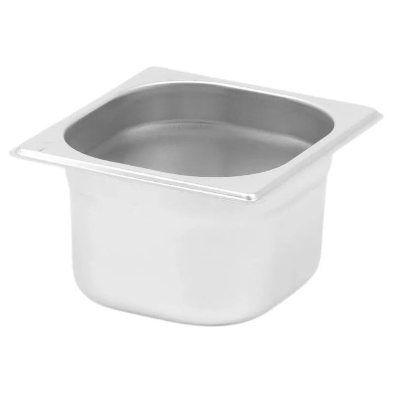 Bac Gastro GN 1/6 Inox - Profondità 100 mm - 1,6 L