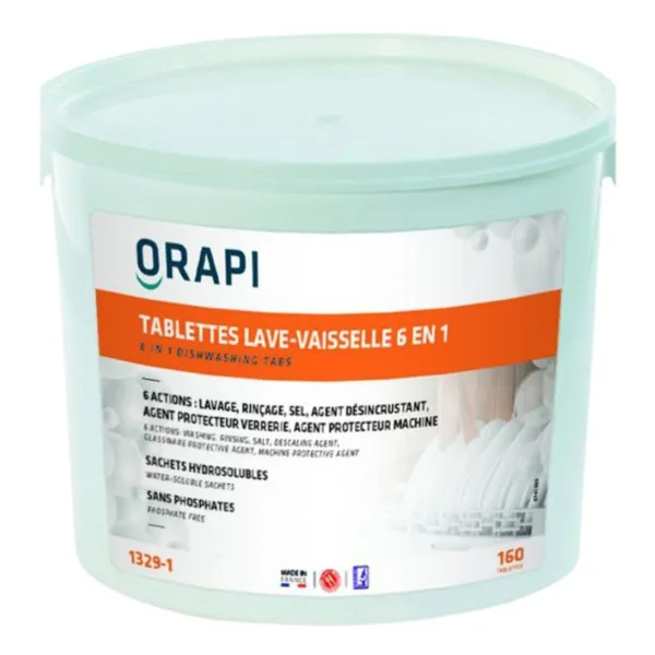 Compresse per Lavastoviglie 6 in 1 - 160 Compresse da 15 g