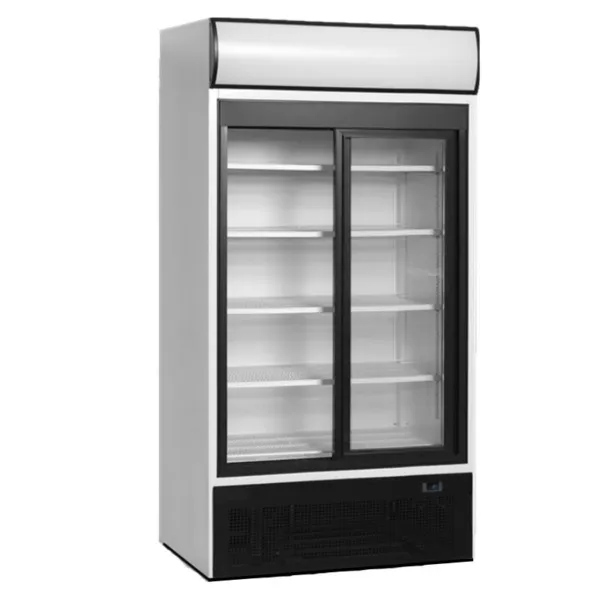 Vetrina Refrigerata con Tettuccio 2 Porte Vetrate - 524 L