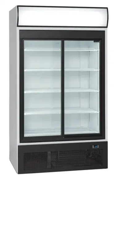 Armadio Refrigerato Positivo 2 Porte Vetrate Scorrevoli - 710 L