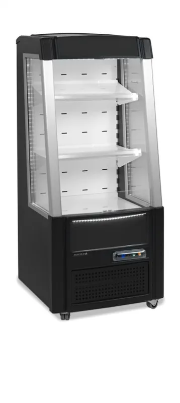 Vetrina Refrigerata Aperta Bassa in Nero - 161 L