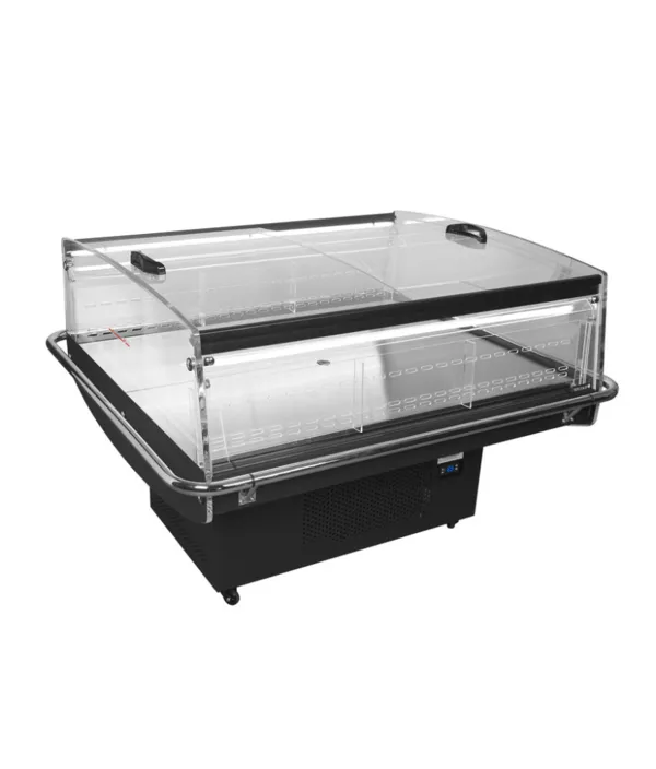 Frigorifero con Coperchio Scorrevole in Vetro - 190 L