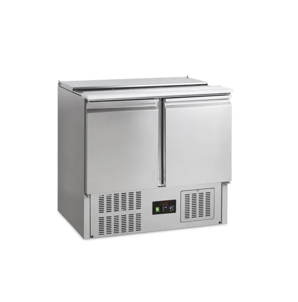 Saladette Refrigerata GN 1/1 in Acciaio Inox - 2 Porte - 225 L - 2 GN 1/1 e 2 GN 1/4