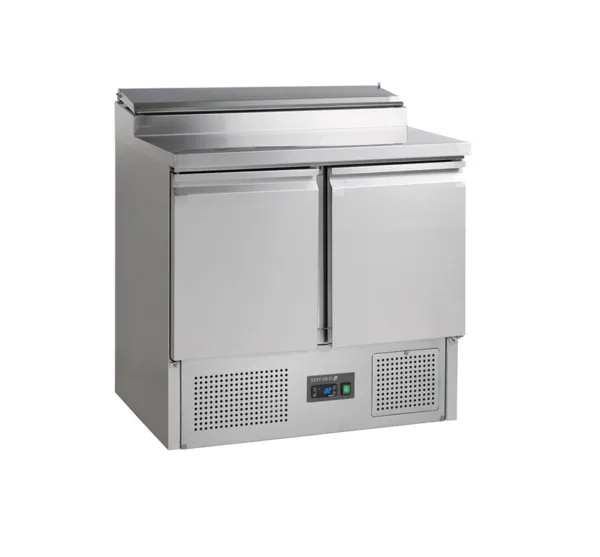 Saladette Refrigerata GN 1/1 in Acciaio Inox - 2 Porte - 201 L - 5 GN 1/6