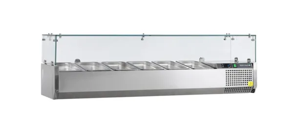 Saladette da appoggio - Statica - 6 GN 1/4 - 40 L