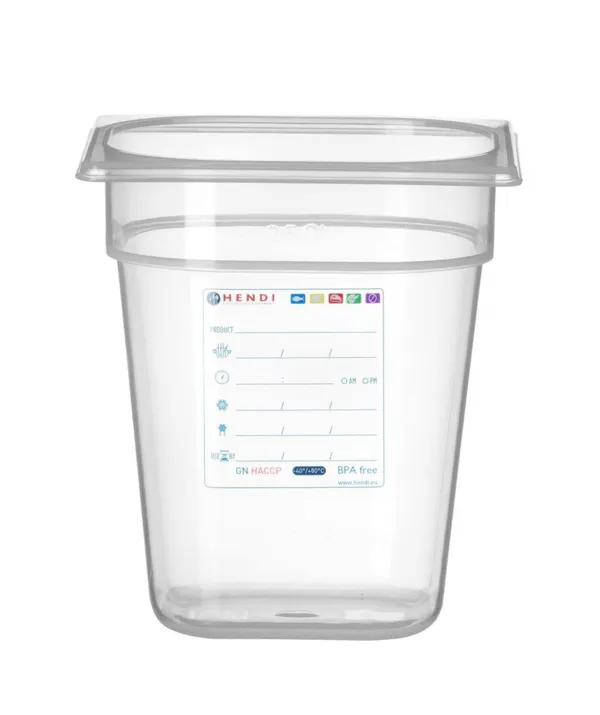 Scatola di stoccaggio Gastronorm GN 1/6 - 3,4 L - H 200 mm